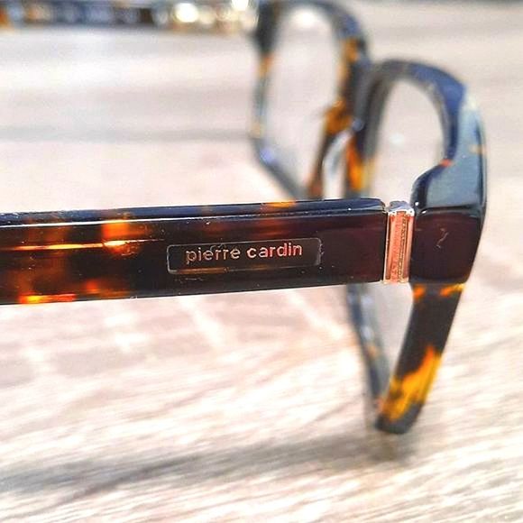 NEW Pierre Cardin Eyeglass Frame, Rx'able, Brown Tortoise HAVANA, Men 55 16 145 - Picture 2 of 7